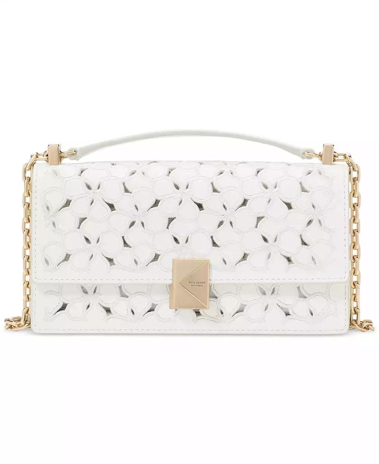 Eyelet Deco Mini Leather Crossbody Bag