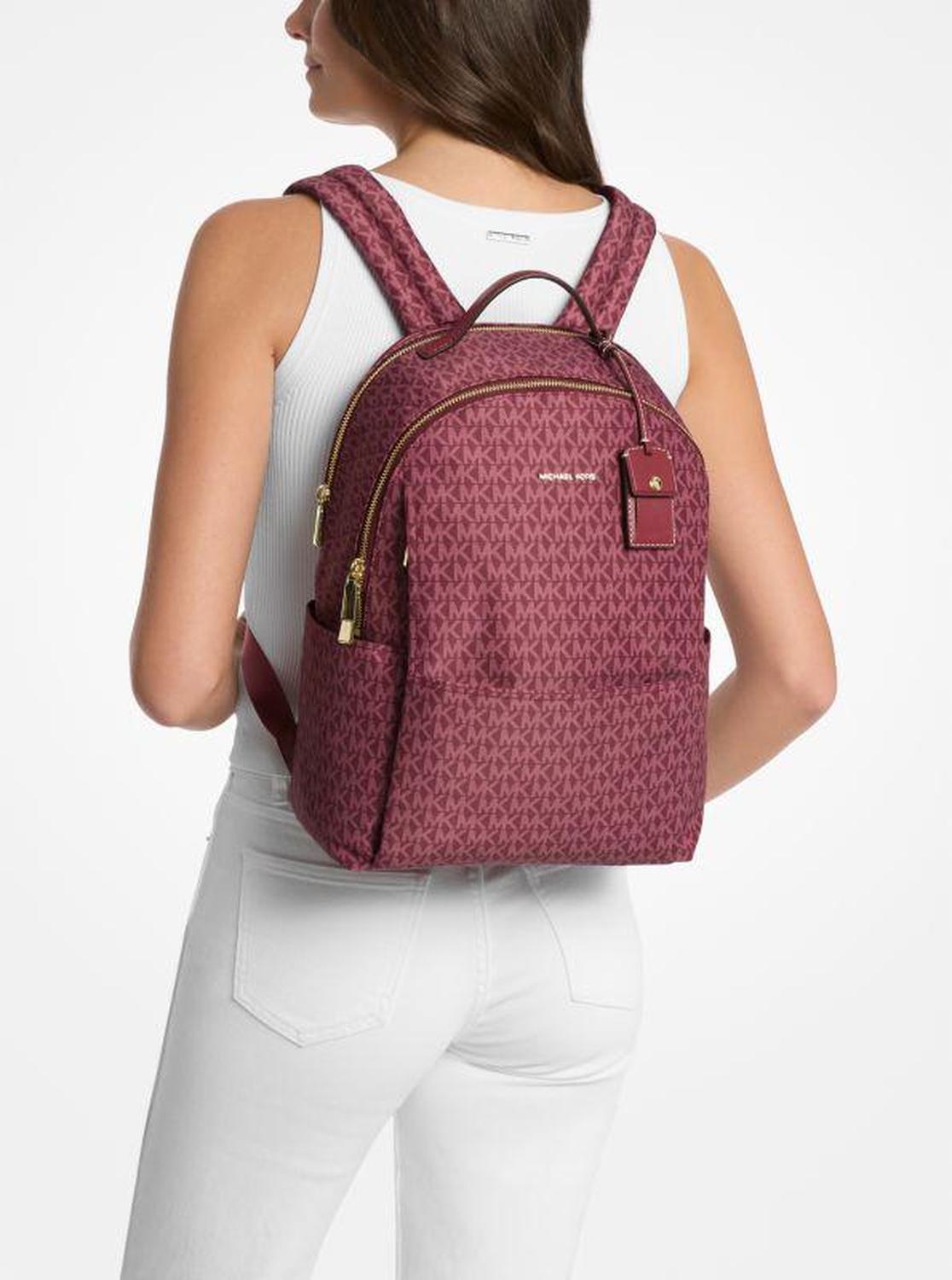 Sable Large Printed Signature Logo Backpack