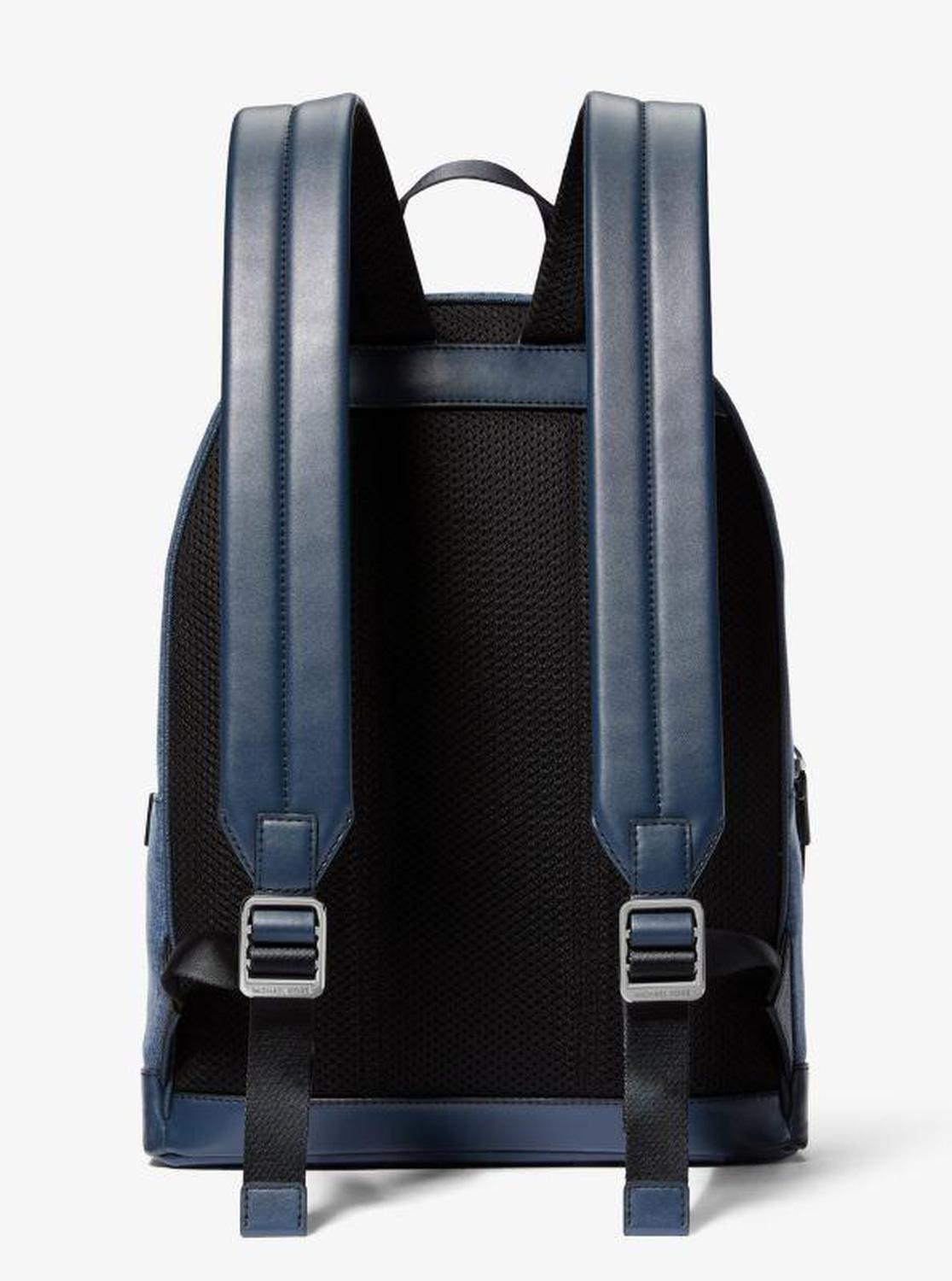 Cooper Slim Embellished Denim Commuter Backpack