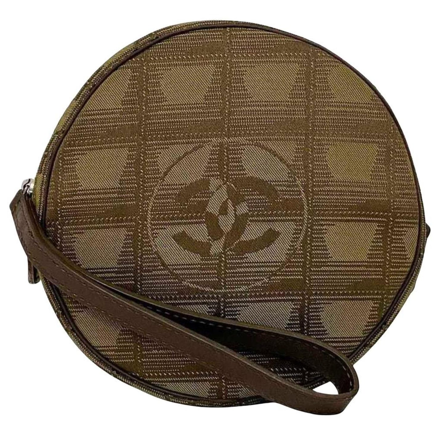 Chanel Travel Line Synthetic Clutch Bag (Pre-Owned)