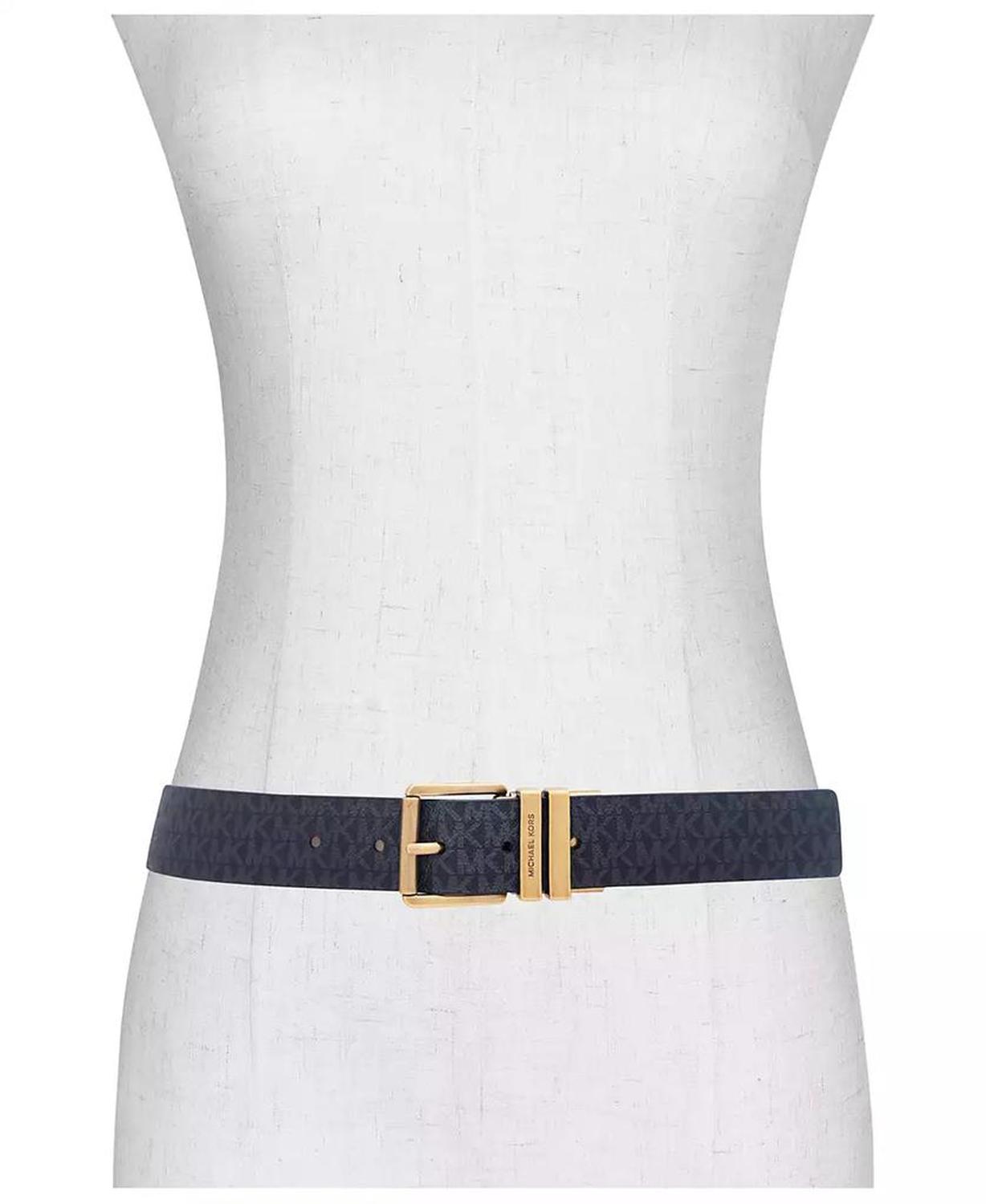 Micheal Kors Women's Flattened Edge Reversible Belt