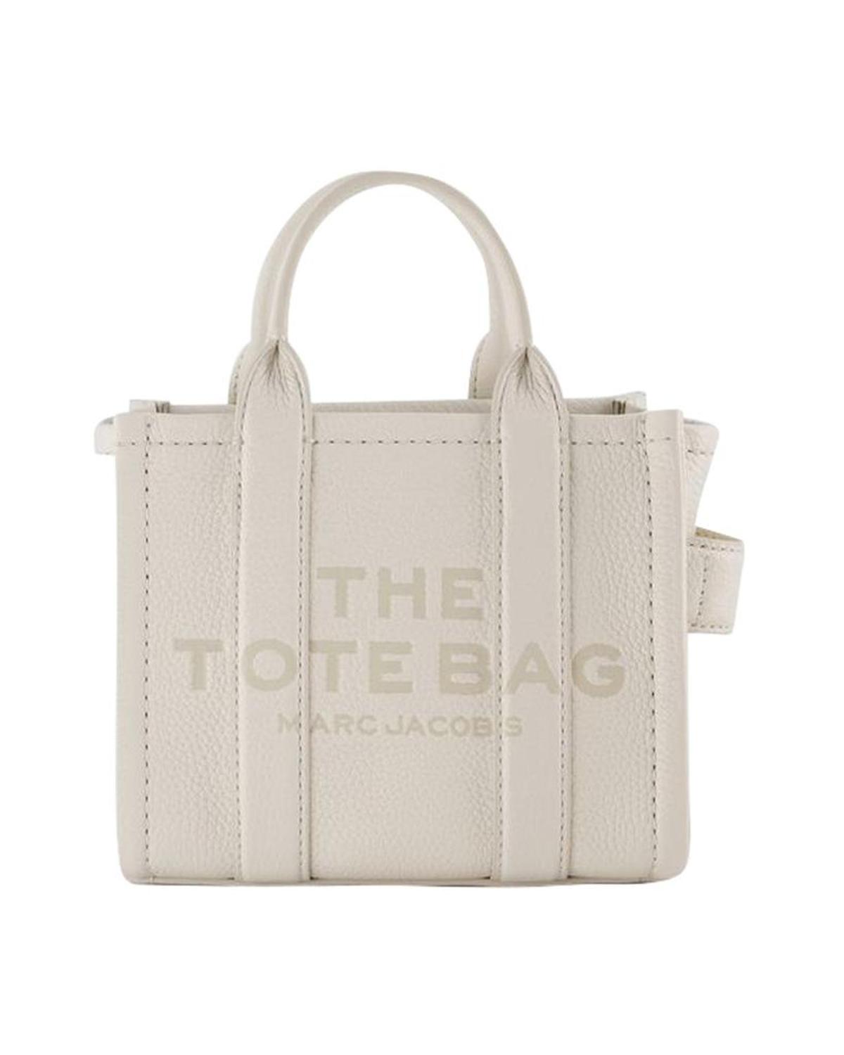 The Mini Crossbody Tote - Marc Jacobs - Leather - Silver