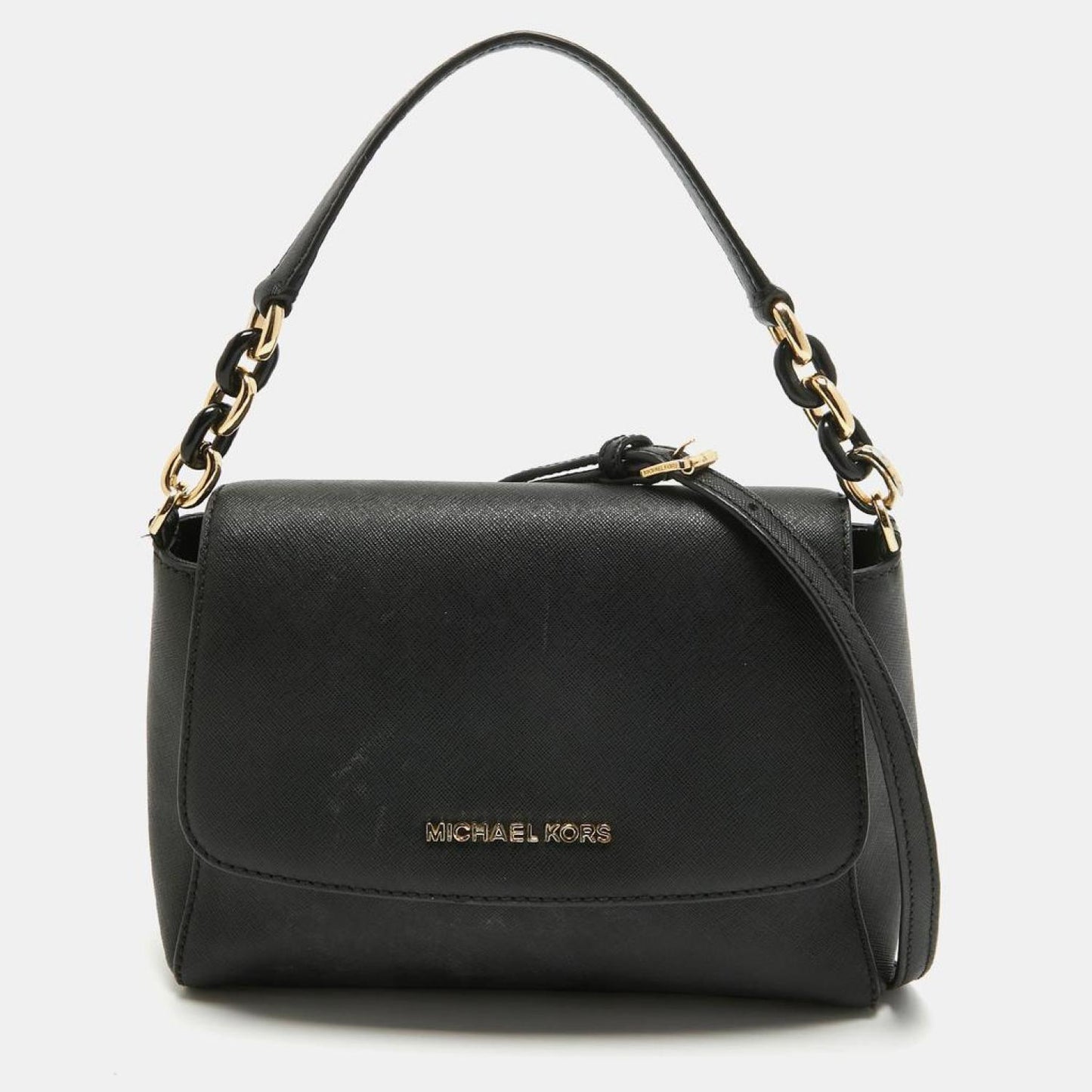 Michael Kors Safiano Leather Sofia Top Handle Bag