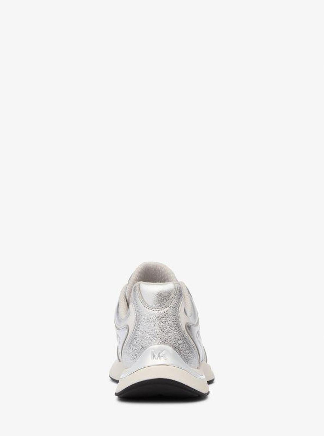 Riley Metallic Leather Trainer