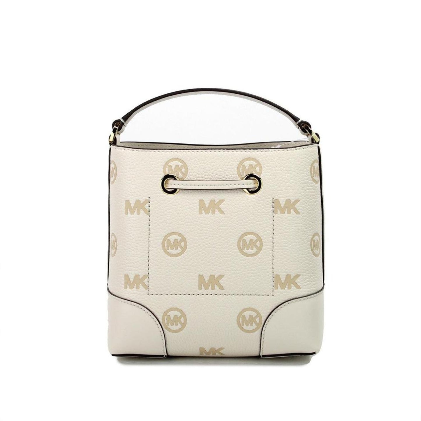 Michael Kors Mercer Small Embossed Drawstring Bucket Messenger Women's Bag