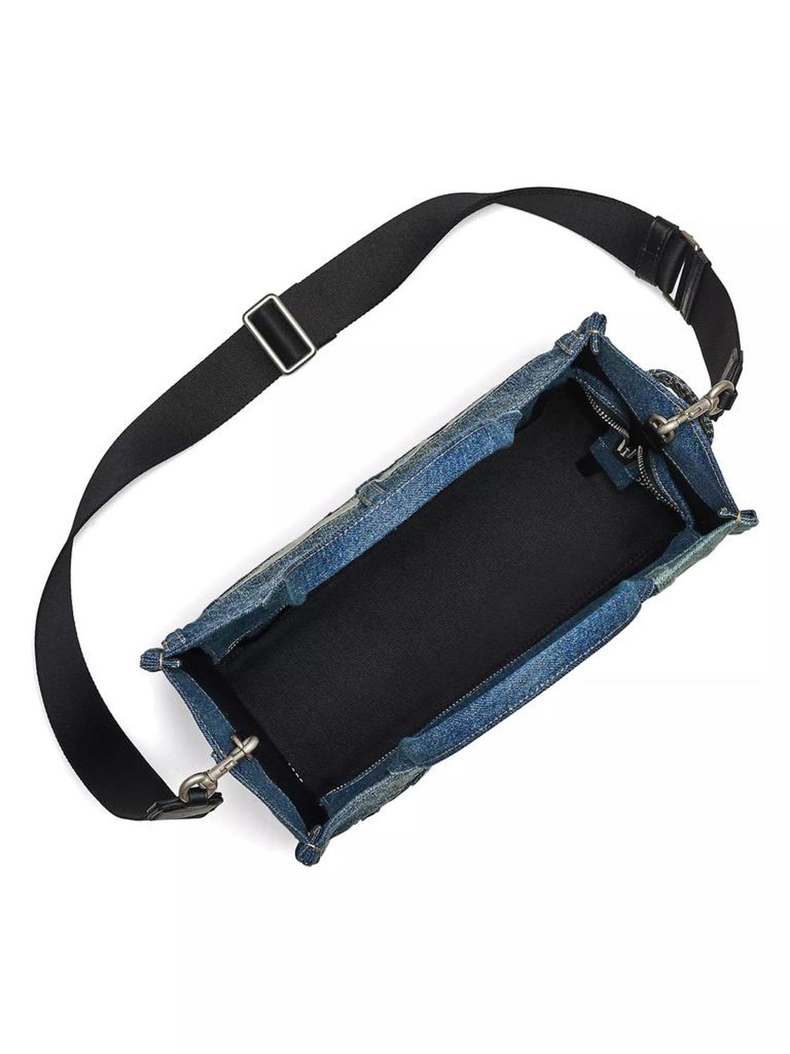 The Medium Deconstructed Denim Tote Bag