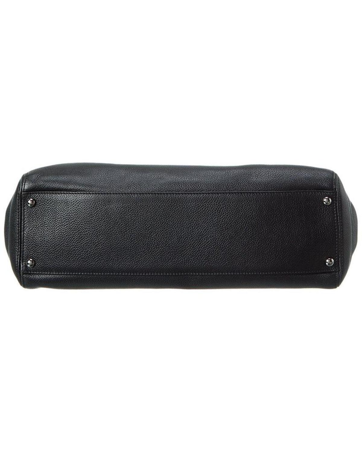 Chanel Black Caviar Leather Cerf Tote (Authentic Pre-Owned)