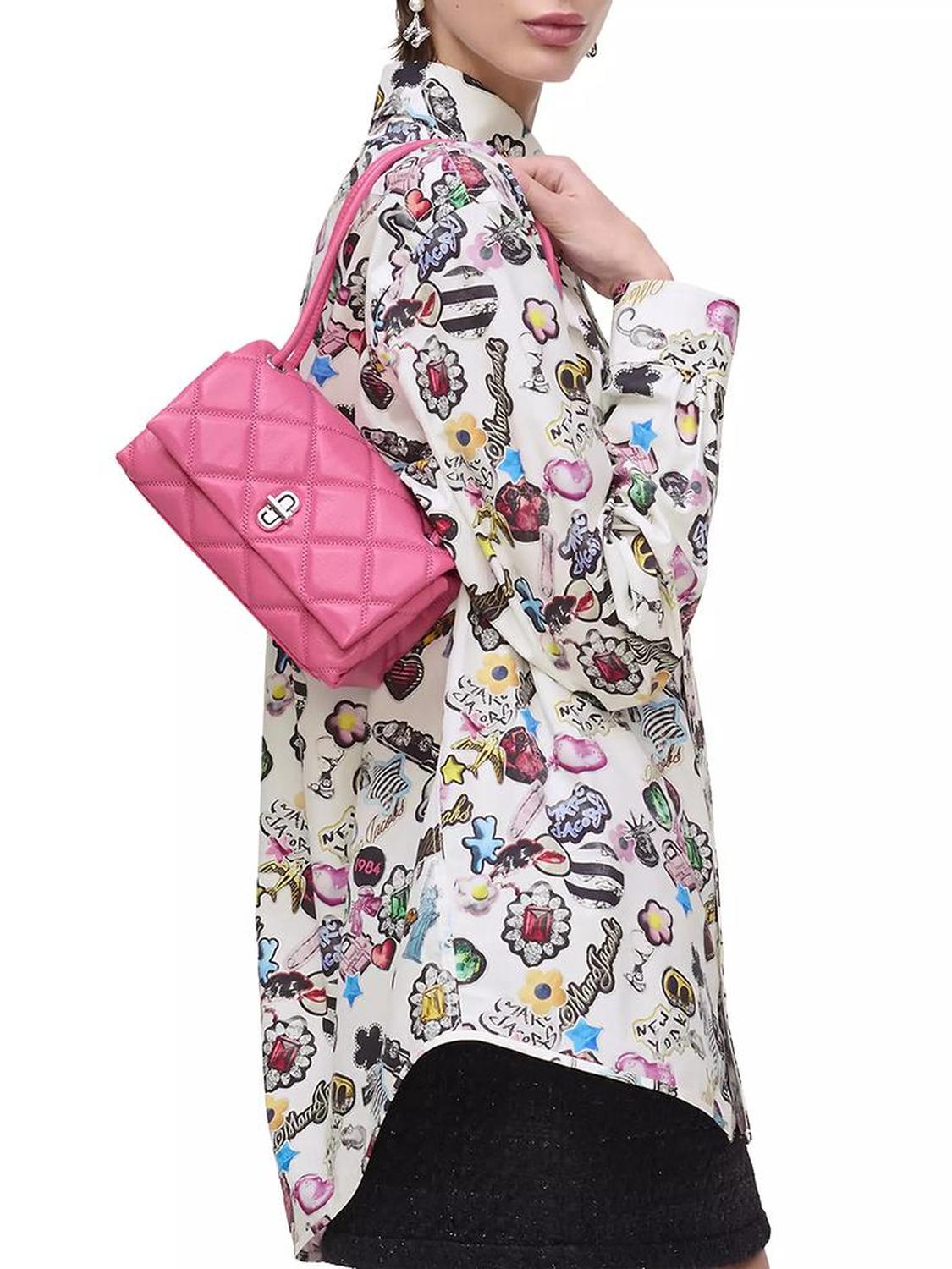 The Mini Dual Leather Shoulder Bag