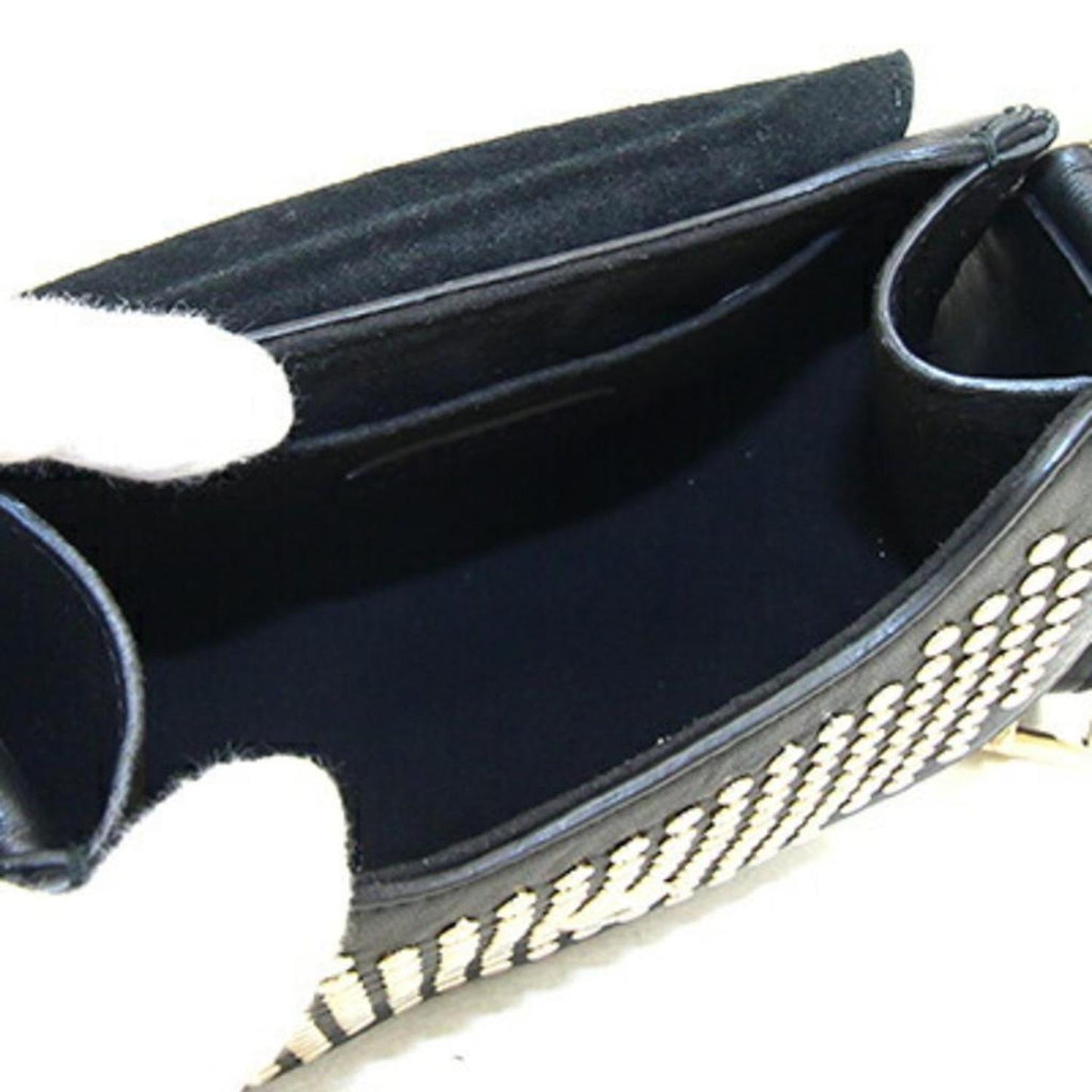 Leather Pochette Shoulder Bag (Pre-Owned)