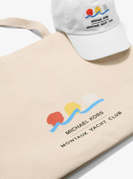 Michael Kors x Montauk Yacht Club Cotton Canvas Tote Bag