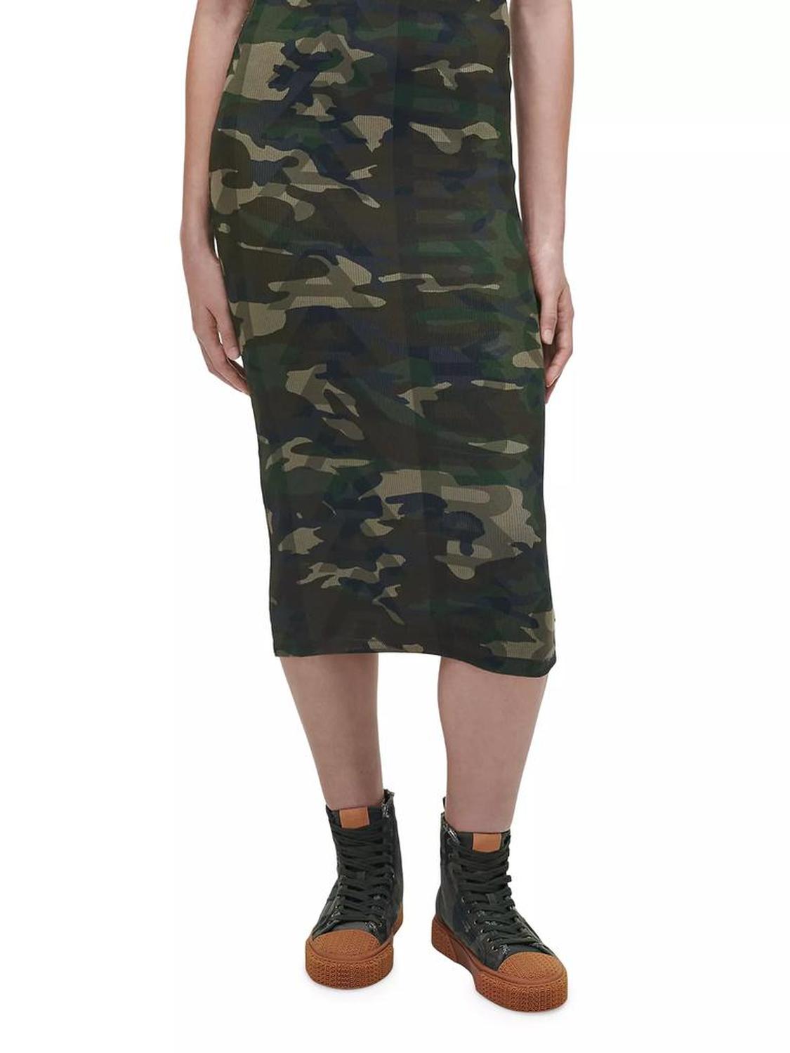 The High Top Camouflage Jacquard Sneakers