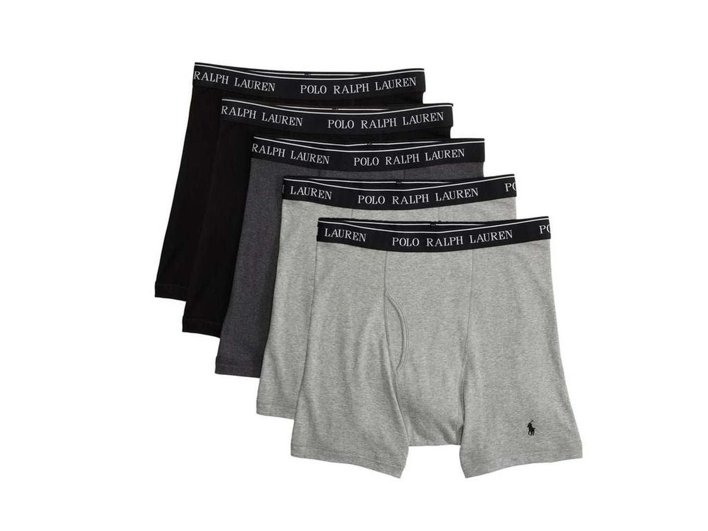 5 Pack Classic Fit Cotton Boxer Briefs
