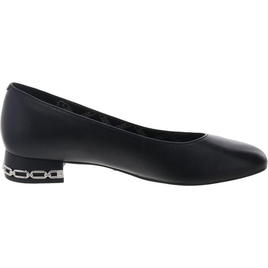 PV24E Womens Logo Leather Ballet Flats