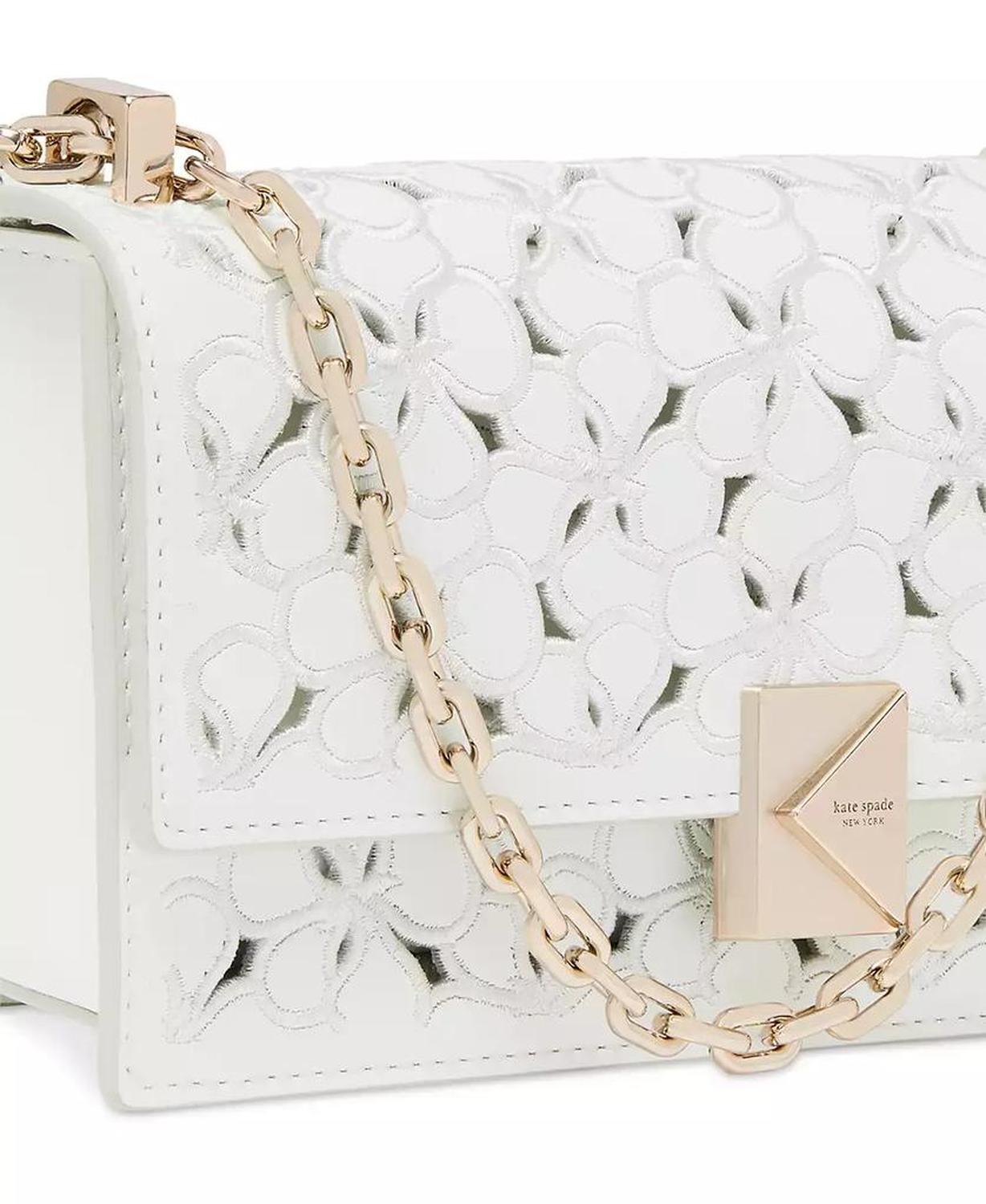 Eyelet Deco Mini Leather Crossbody Bag