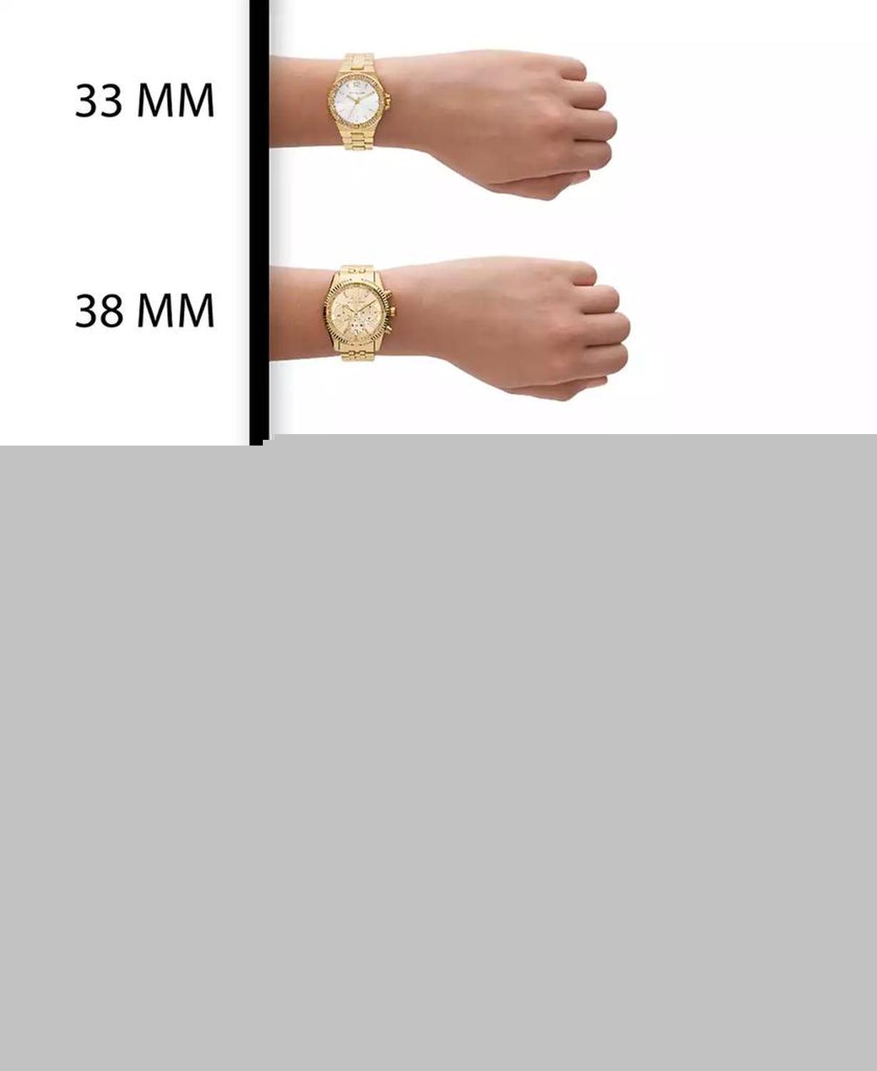 Women's Mini Ritz Chronograph Two-Tone Stainless Steel Watch, 35mm