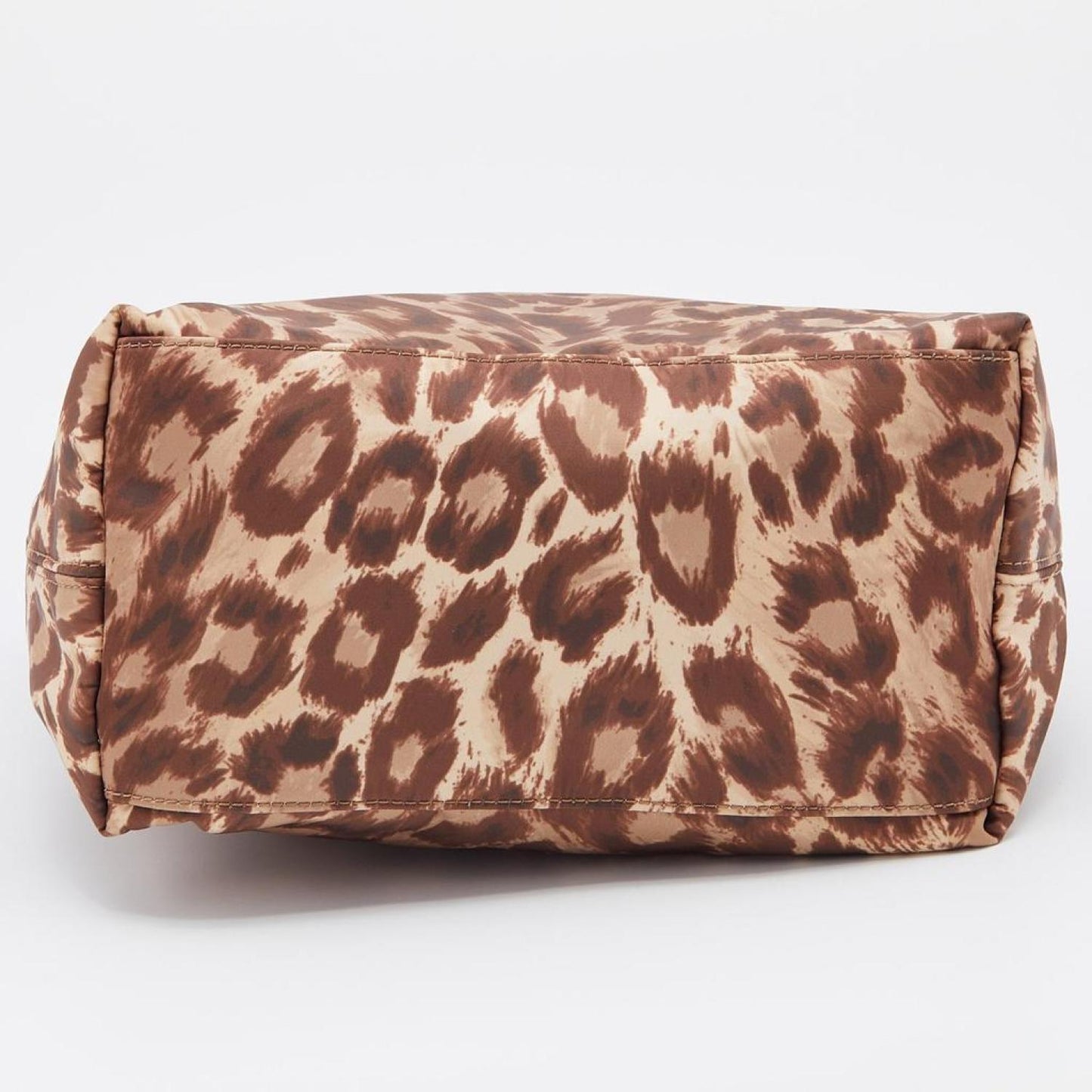 Kate Spade Animal Print Fabric And Leather Tote