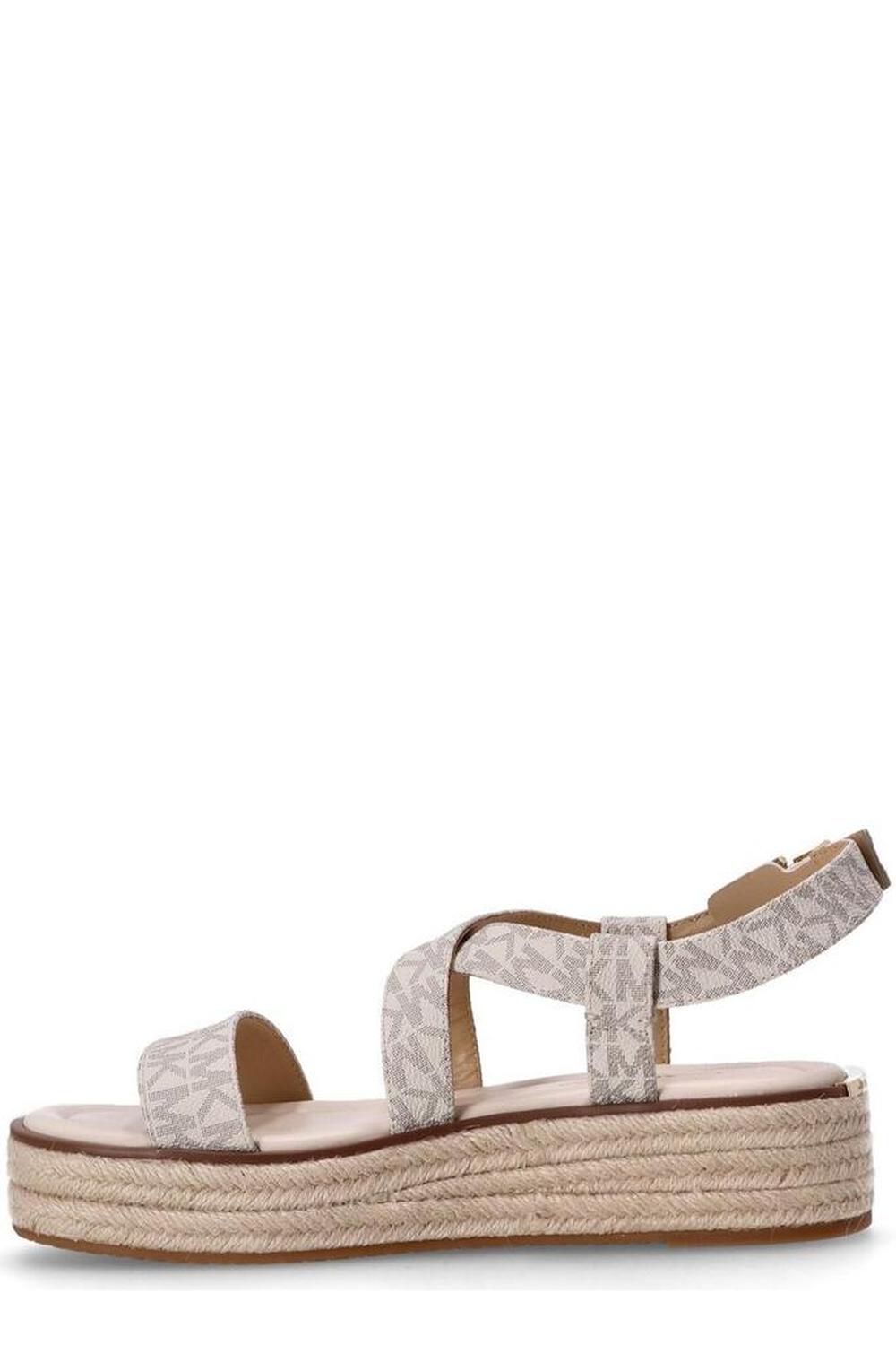 Michael Michael Kors Lynn Signature Logo Platform Espadrille Sandals