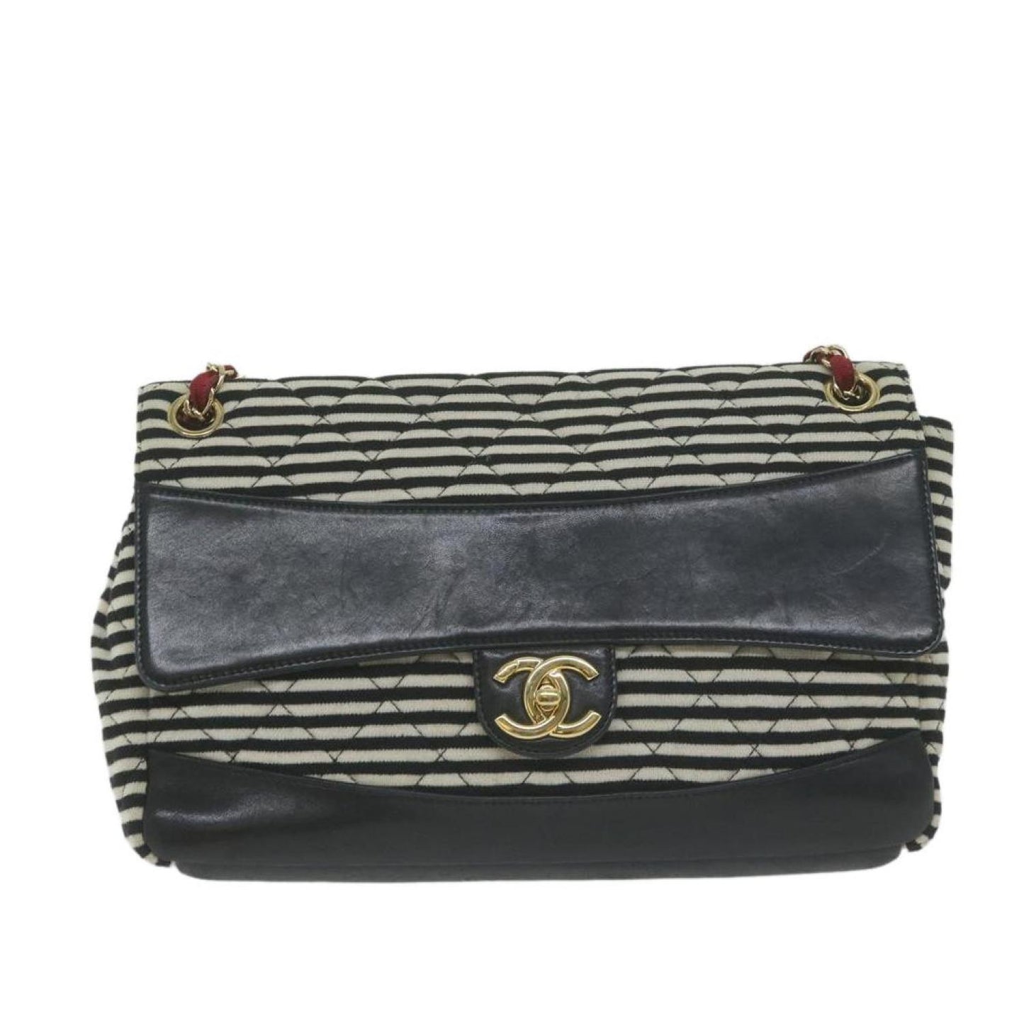 Chanel Canvas Shoulder Bag (Pre-Owned)