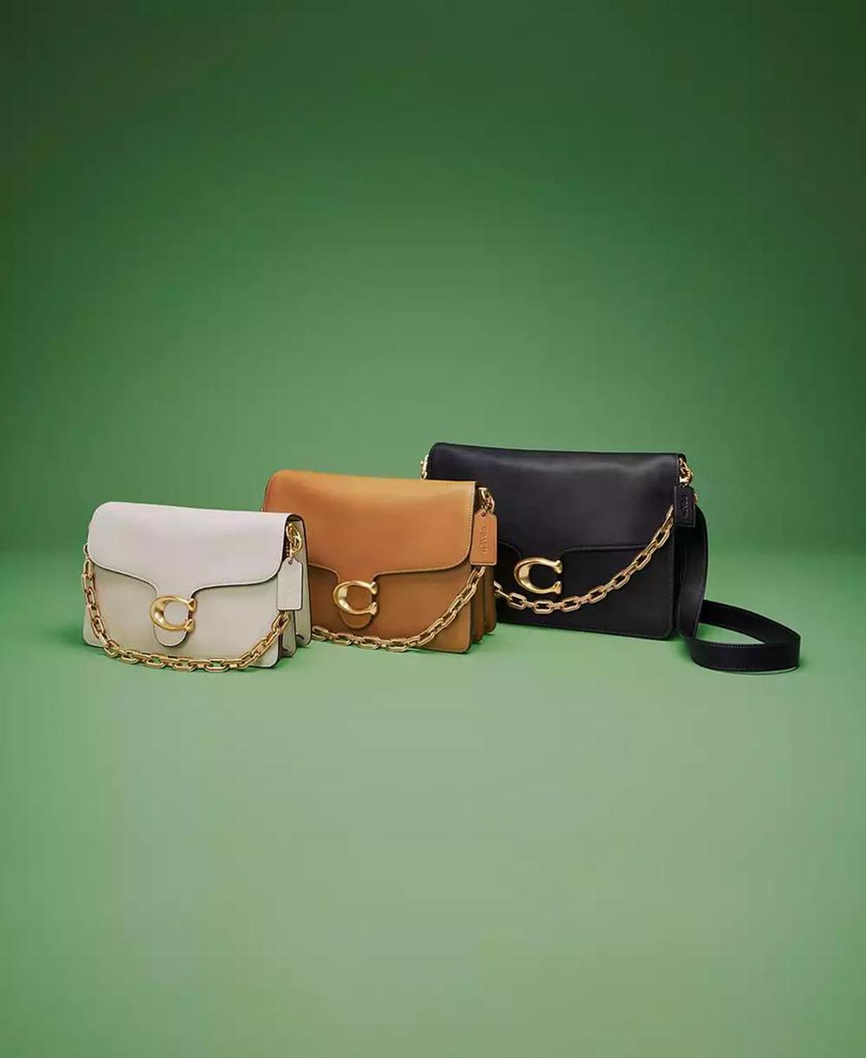 Chain Tabby Leather Medium Shoulder Bag 35