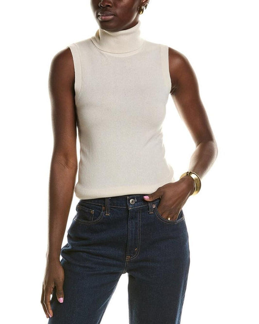 Collection Turtleneck Cashmere Tank