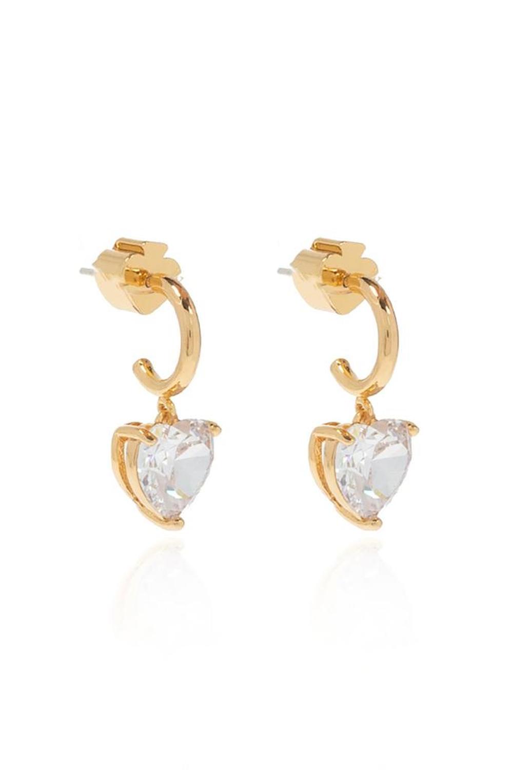 Kate Spade My Love Heart Huggies Earrings