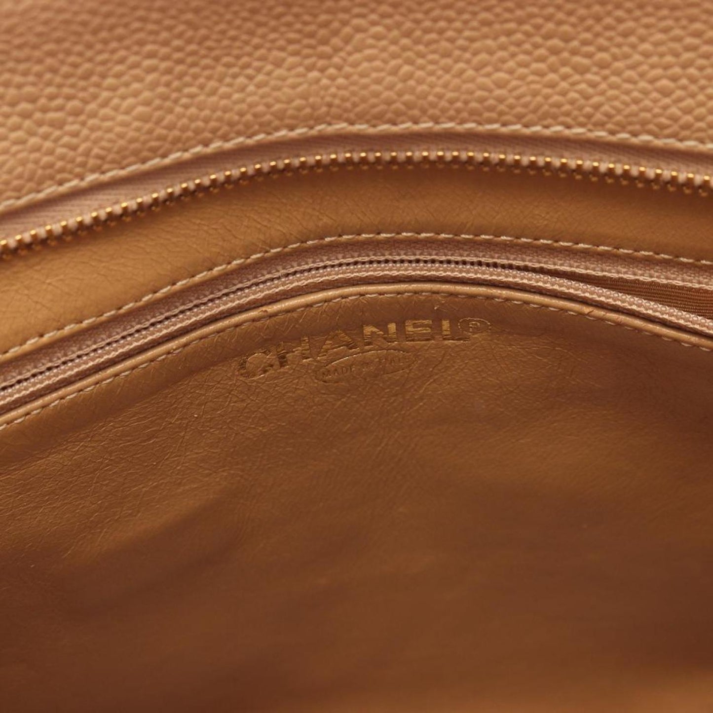 Reissue Tote Handbag Tote Bag Caviar Skin Beige Gold Hardware