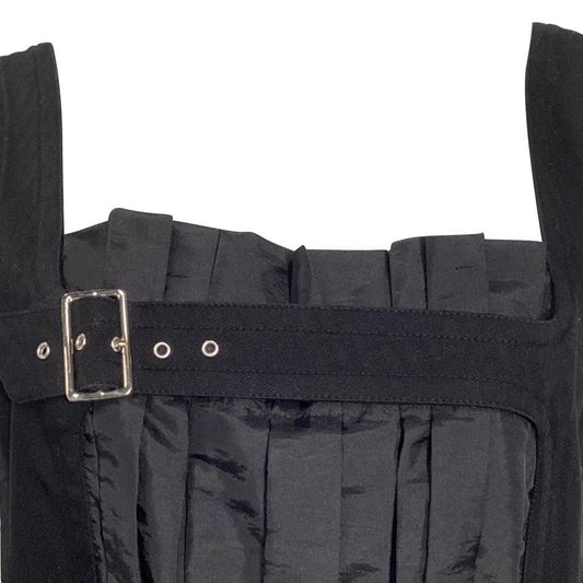 Marc By Midi Dress with Detachable Bag in Black Polyester