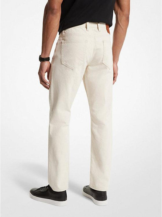 Stretch Cotton and Linen Jeans
