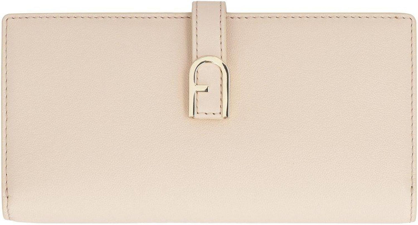 Furla Flow Continental Logo Detailed Wallet