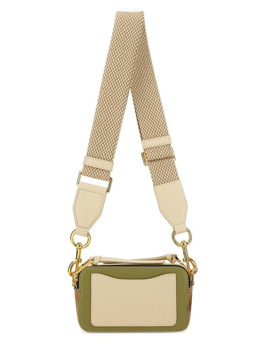 Marc Jacobs The Snapshot Logo Plaque Crossbody Bag