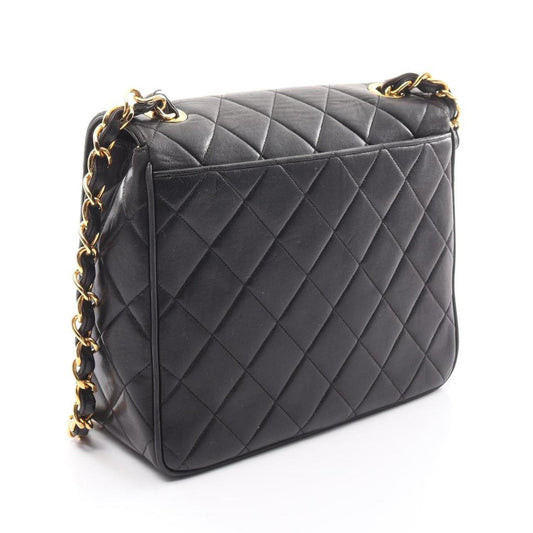 Big Coco Mark Chain Shoulder Bag Lambskin Gold Hardware