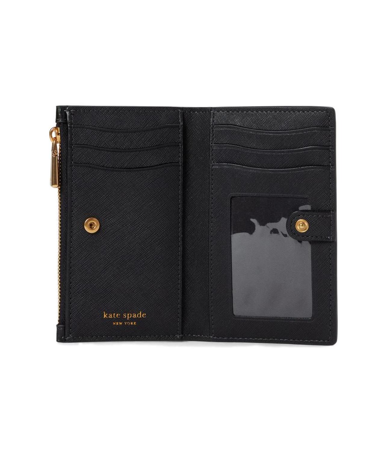 Bon Bon Stone Embellished Small Slim Bifold Wallet