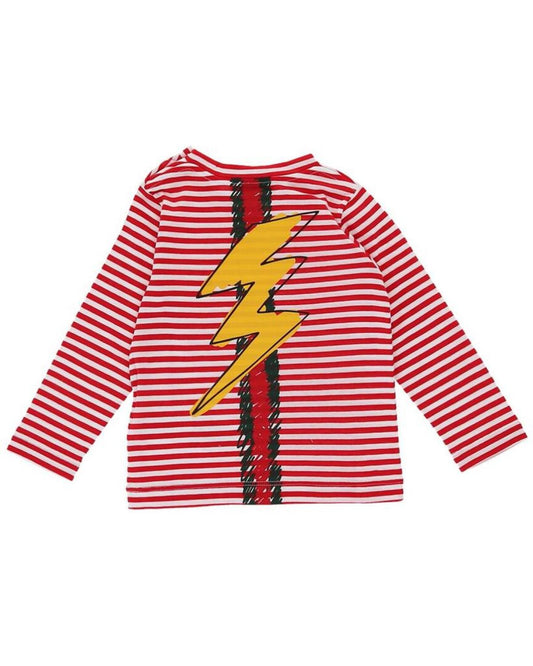 Gucci Striped Long Sleeve Knit Shirt
