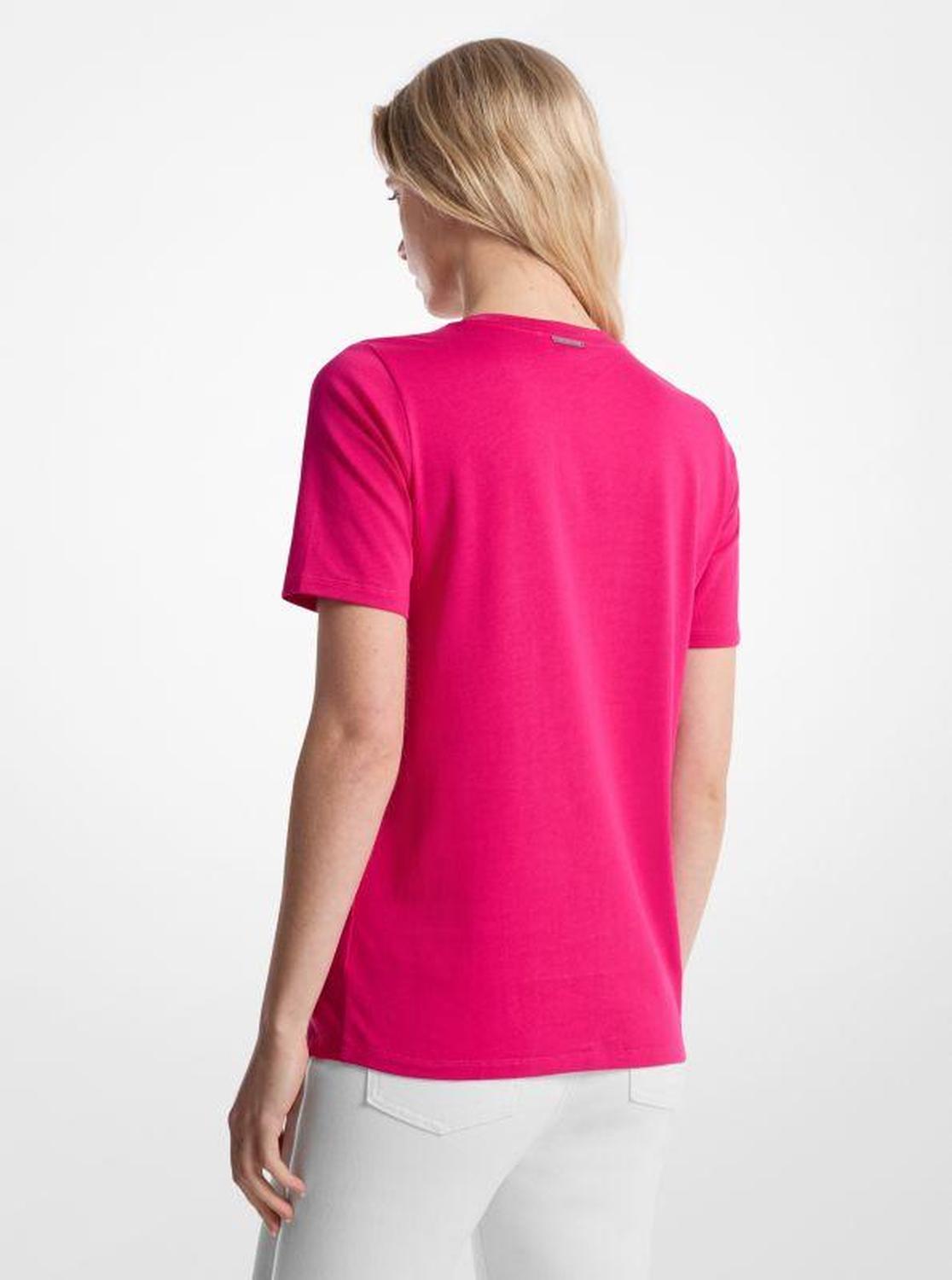 Embellished Logo Cotton T-Shirt