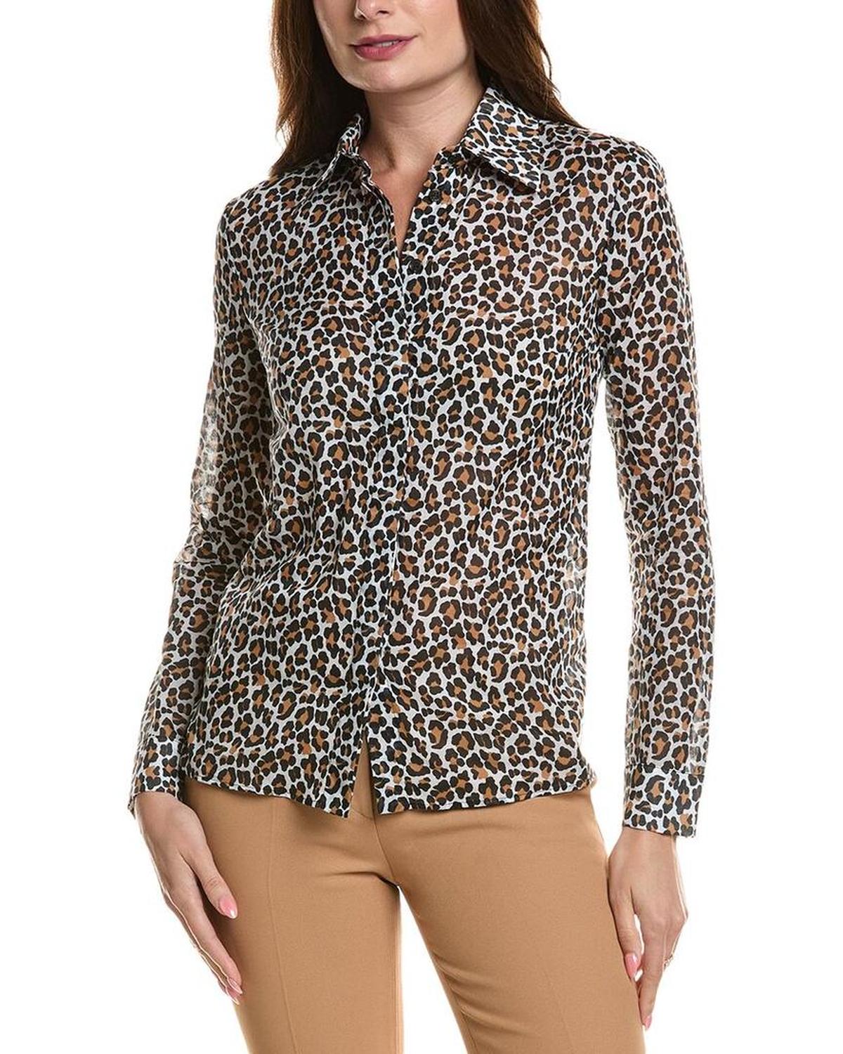 Leopard Hansen Top