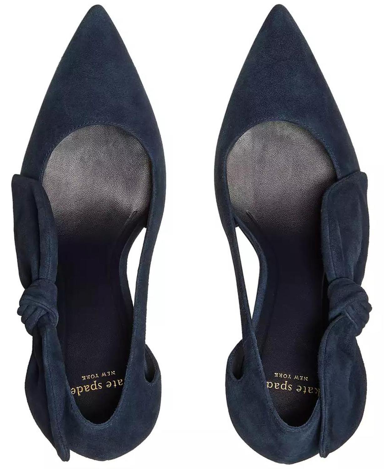 Women's Bunnie Suede Slip-On Pumps