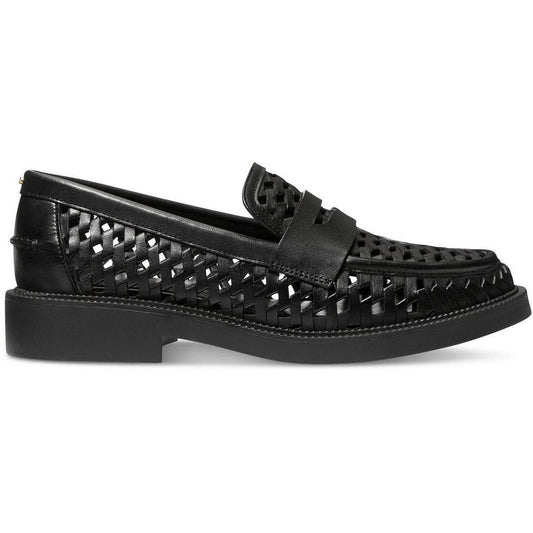 eden Womens Eyelet Leather Loafers