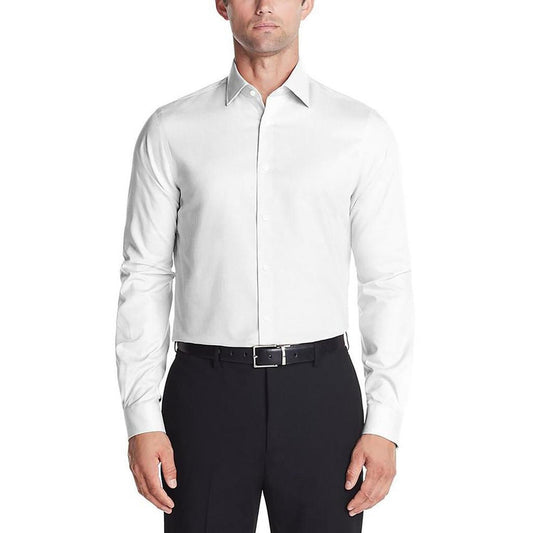 Mens Collar Cotton Button-Down Shirt