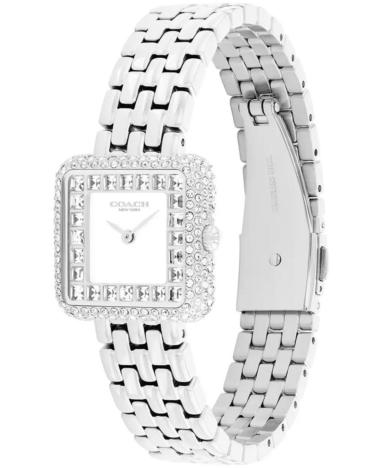 Women's Cass Silver Tone Stainless Steel Bracelet Watch 24mm