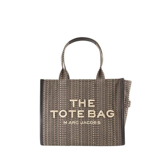 The Large Tote - Cotton - Beige