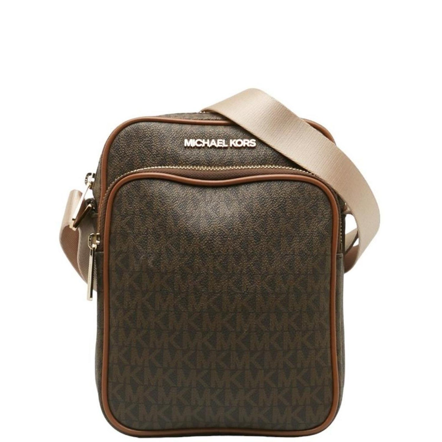 Michael Kors Jet Set Canvas Shoulder Bag (Pre-Owned)