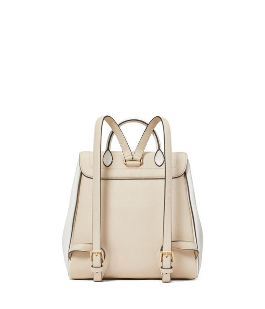 Knott Colorblocked Pebbled Leather Backpack