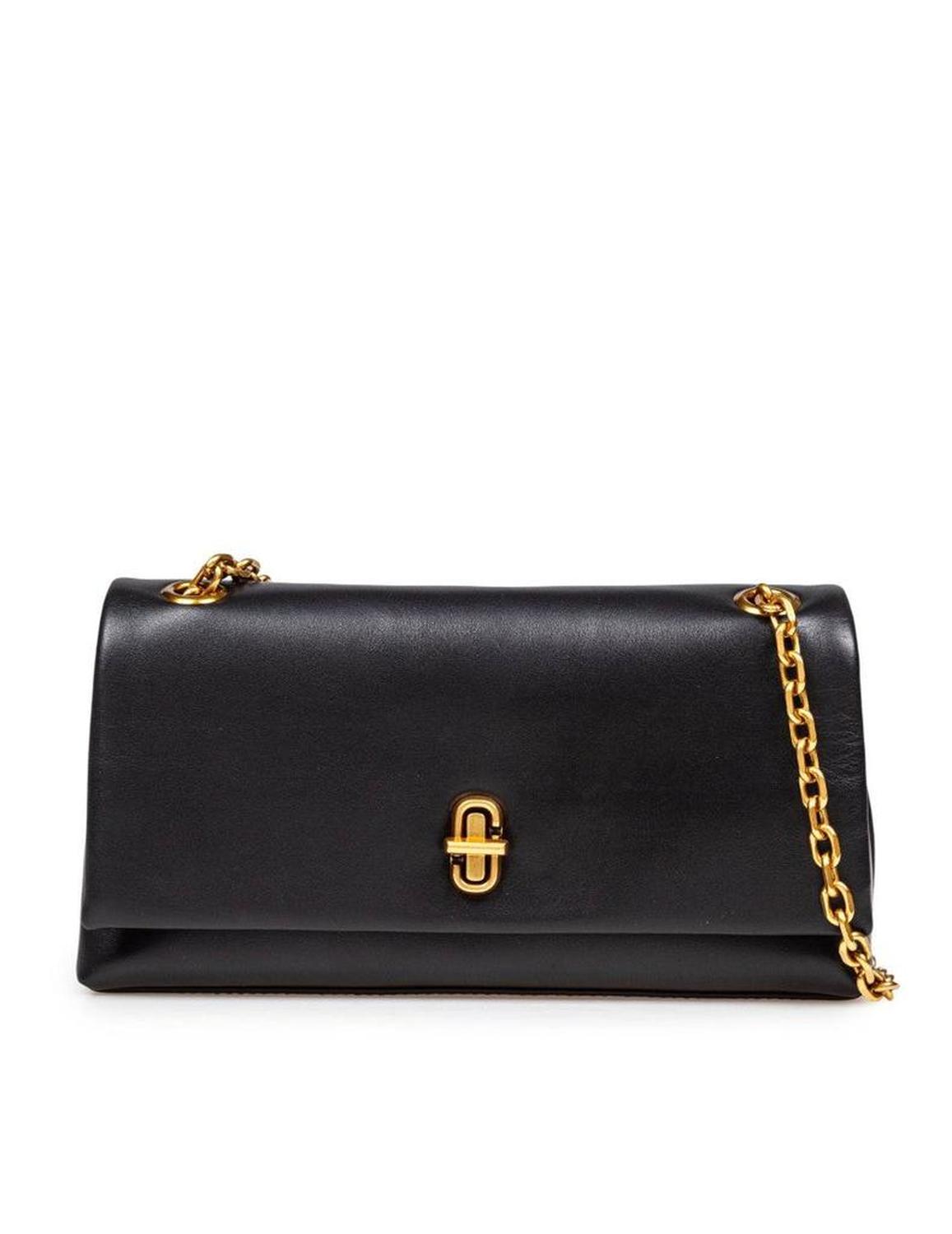 Black Leather Wallet Bag