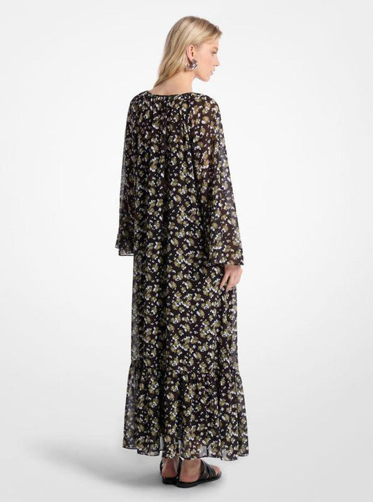Floral Georgette Maxi Dress