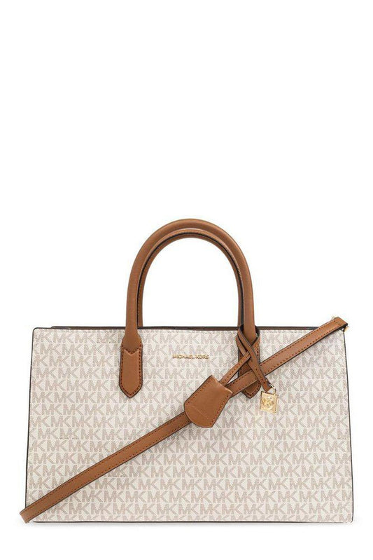 Michael Michael Kors Scarlett Medium Signature Logo Satchel Bag