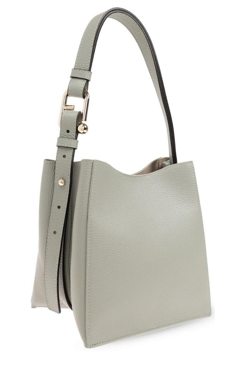 Furla Nuvola Logo Printed Mini Bucket Bag