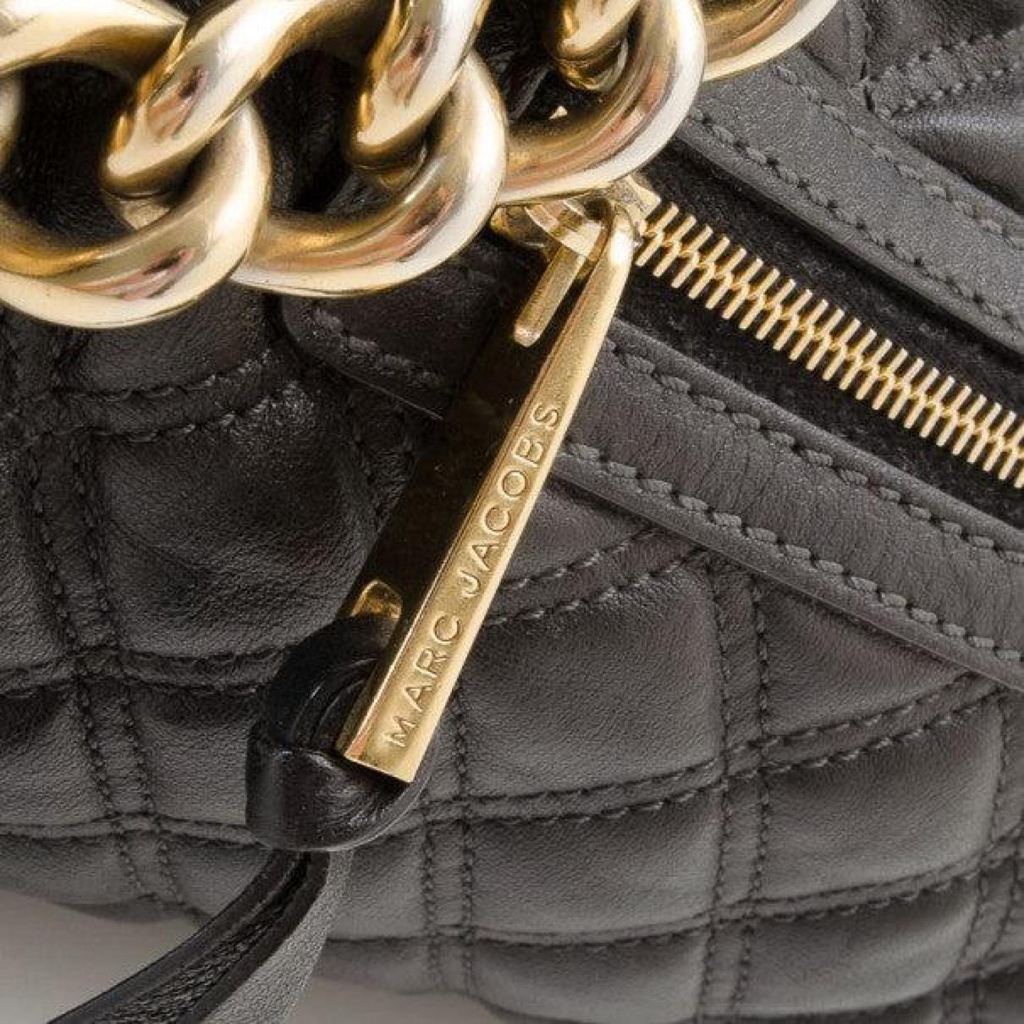 Marc Jacobs Quilted Leather Stam Satchel