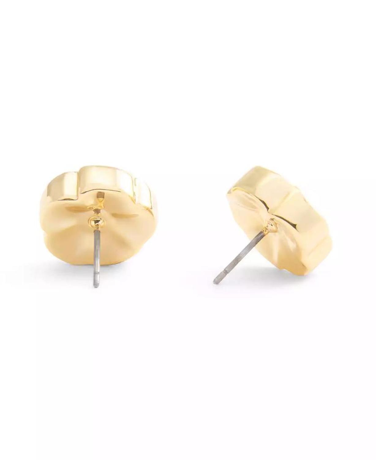 Faux Cultivated Pearl Signature Heritage Tea Rose Stud Earrings