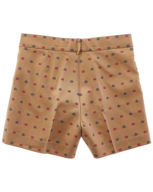 Gucci GG Stars Wool-Blend Short