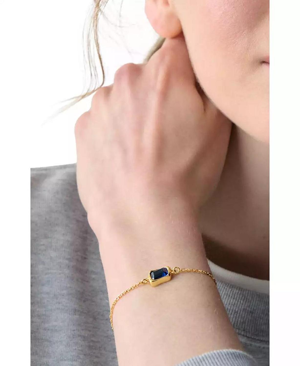 Cubic Zirconia Solitaire Bracelet